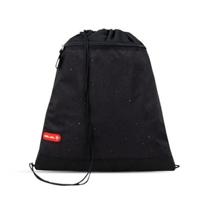 Tornazsák, BELMIL "Wolves Sand", fekete, farkas