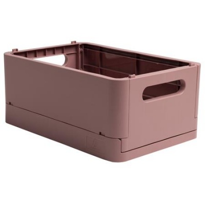 Tárolódoboz, A5+, összecsukható, EXACOMPTA "Skandi", rózsaszín