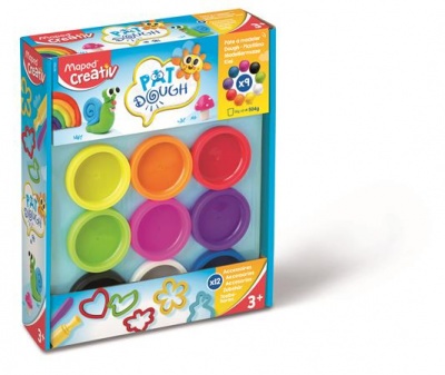 Gyurma és formázó készlet, 21 darabos, MAPED CREATIV "Pat Dough"