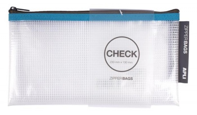 Rendszerező tasak, cipzáras, DL, APLI, vegyes színek