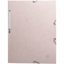 Gumis mappa, prespán, A4, EXACOMPTA "Skandi", nude