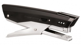 Tűzőgép, kézi, 24/6, 26/6, 20 lap, MAPED "Essentials", fekete