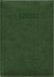 Naptár, tervező, B5, heti, DAYLINER "Sherwood", zöld