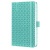 Naptár, A6, heti, 2026, kemény borító, SIGEL "Jolie", aqua zöld