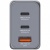 Hálózati töltő, 2xUSB-C PD (65W), USB-A QC 3.0, EU/UK/US, GaN, VERBATIM